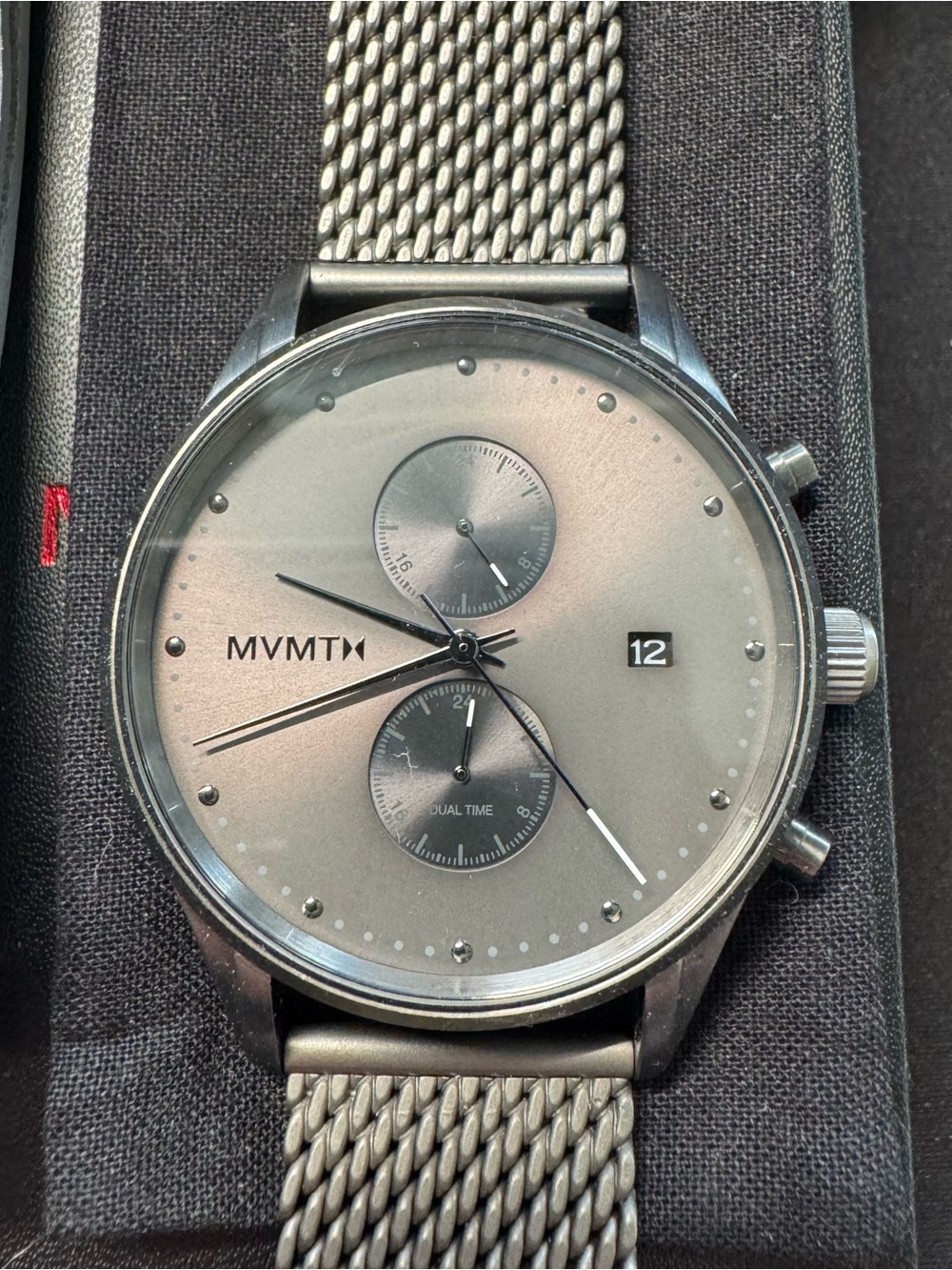 MVMT Monochrome Chronograph Watch w/ 2 Straps - Picture 2 of 4